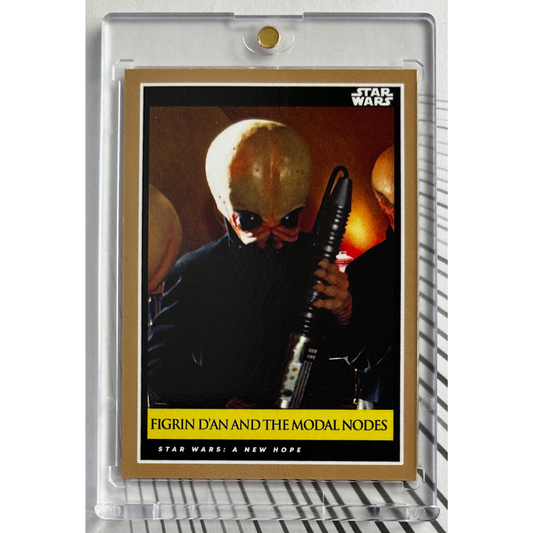 Topps Star Wars Galactic Moments - FIGRIN D'AN AND THE MODAL NODES (A New Hope) Countdown to Episode IX #9 *Print Run: 471*