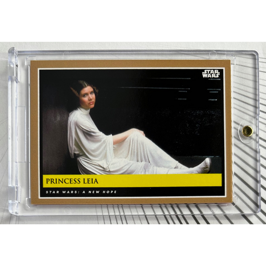 Topps Star Wars Galactic Moments - PRINCESS LEIA (A New Hope) Countdown to Episode IX #7 *Print Run: 528*