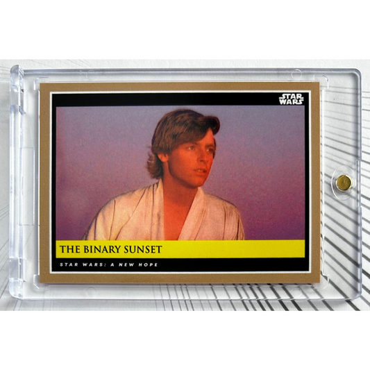 Topps Star Wars Galactic Moments - THE BINARY SUNSET (A New Hope) Countdown to Episode IX #8 *Print Run: 480*