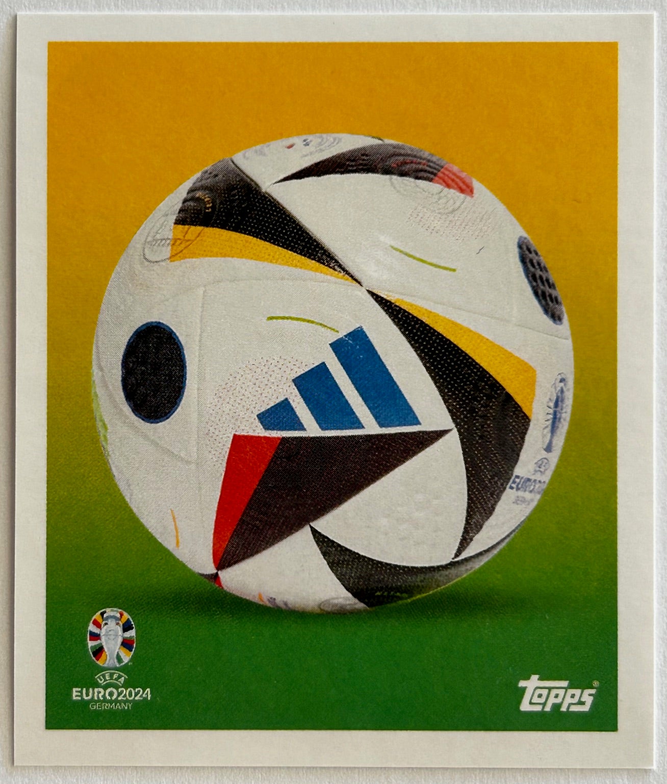 Topps UEFA EURO 2024 Sticker Collection - UEFA 2 (Matchball) Single Sticker