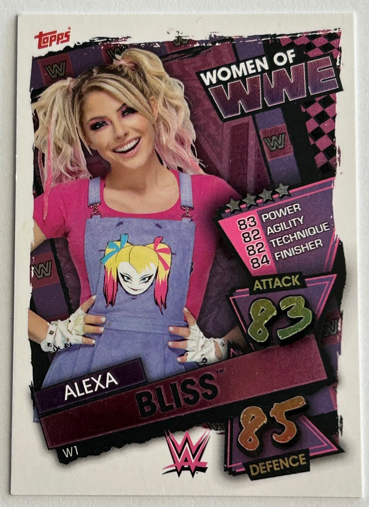 wwe slam attax rare cards 2021 Topps UK WWE Slam Attax - WOMEN OF WWE Single Trading Cards (W1