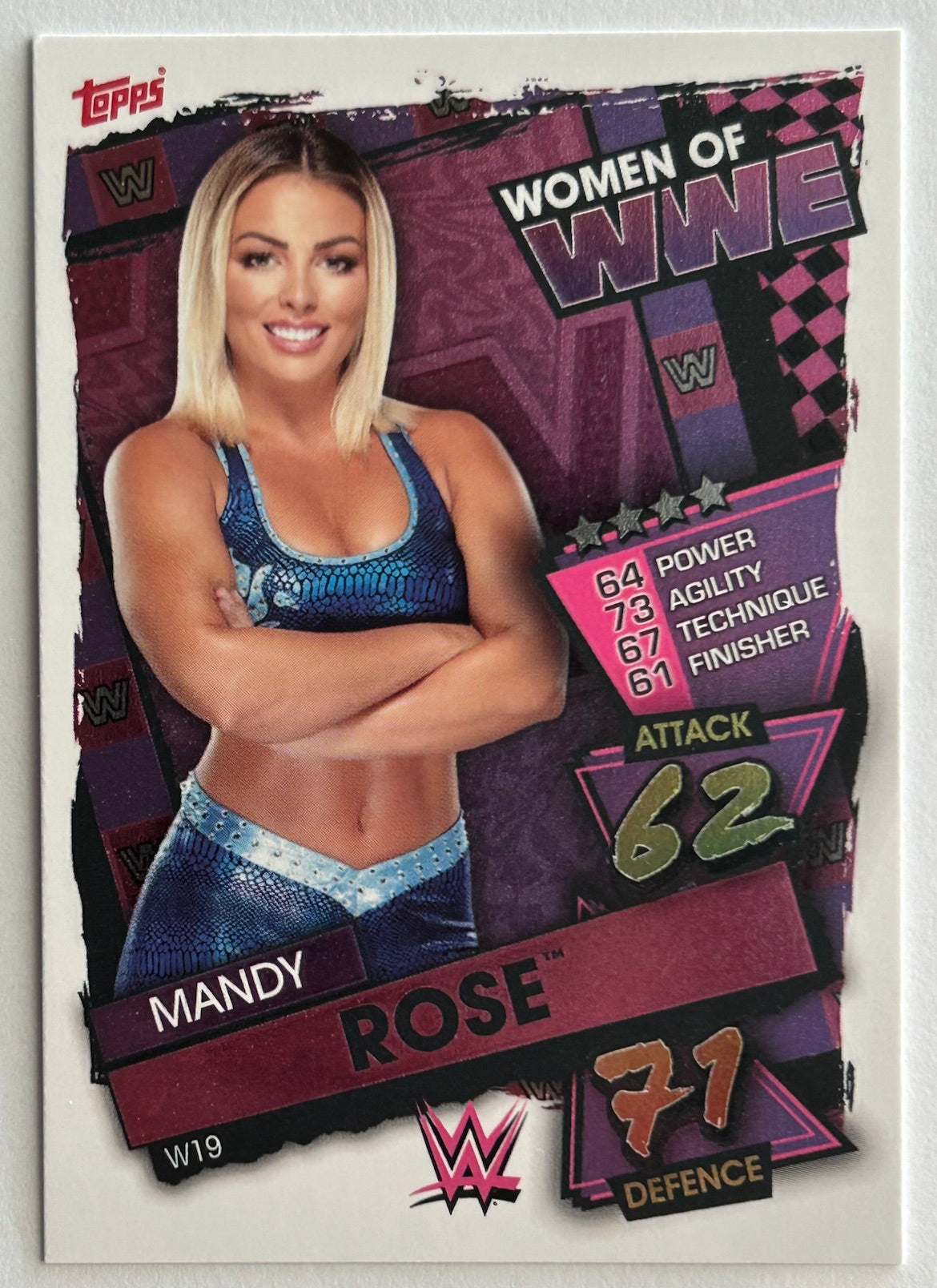 2021 Topps UK WWE Slam Attax - WOMEN OF WWE Single Trading Cards (W1 - JaqJnr 2021 Topps UK WWE Slam Attax - WOMEN OF WWE Single Trading Cards (W1 - JaqJnr