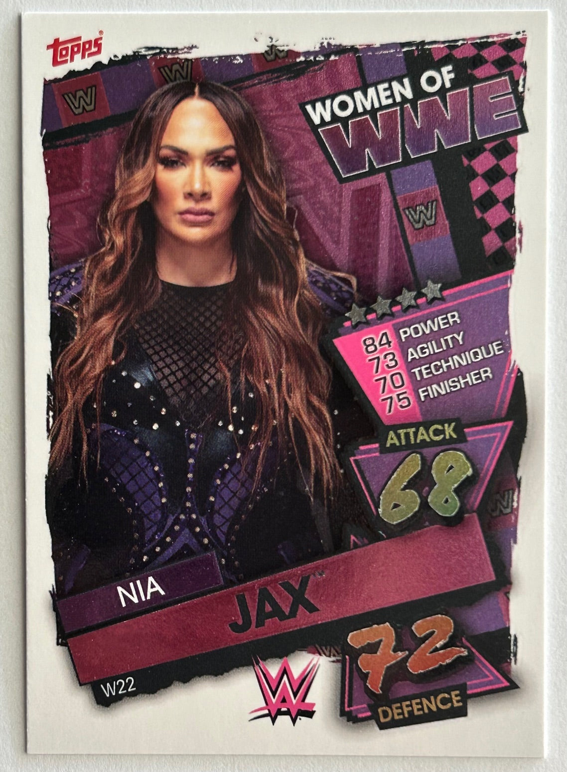 2021 Topps UK WWE Slam Attax - WOMEN OF WWE Single Trading Cards (W1 - JaqJnr 2021 Topps UK WWE Slam Attax - WOMEN OF WWE Single Trading Cards (W1 - JaqJnr
