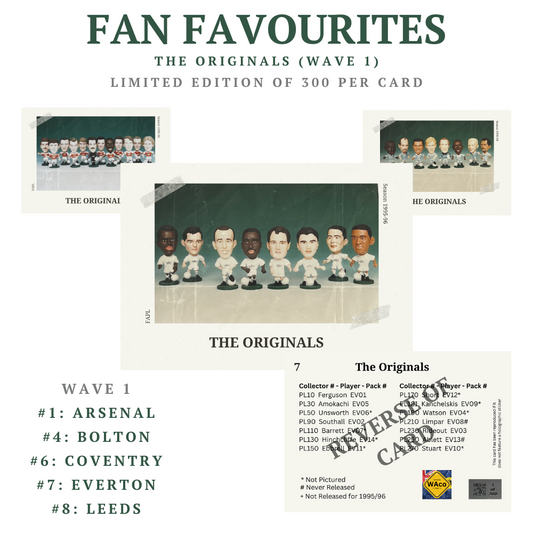 Corinthian Fan Favourites - THE ORIGINALS: WAVE 1 (Complete Set of 5 Cards)