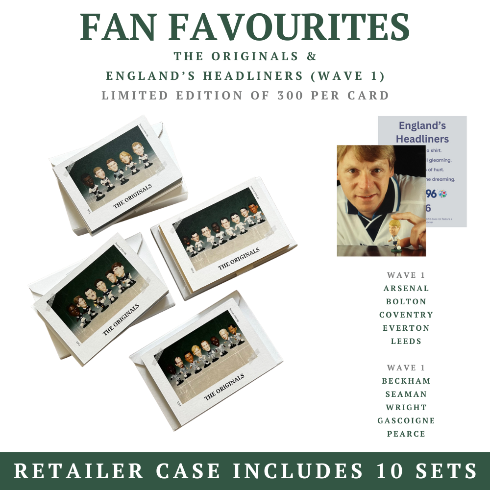 Corinthian Fan Favourites - WAVE 1 RETAIL CASE (10 Complete Sets of 10 Cards - 100 Cards)