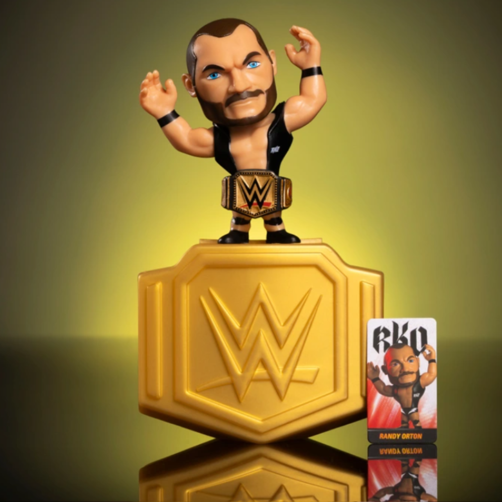 WWE Pop 'N' Lock Champs - RANDY ORTON with Championship Belt Rare Figure
