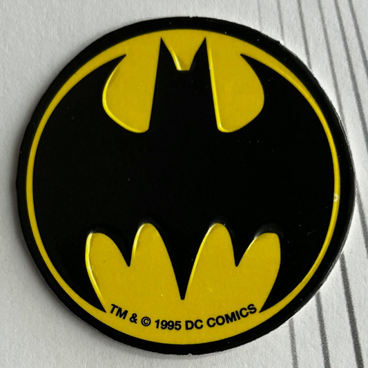 Waddingtons POG Adventures of Batman & Robin (1995) - #63 Batman Signal POG Milkcap