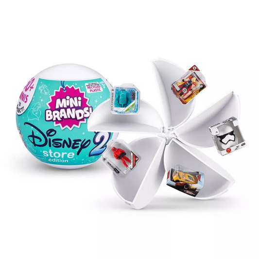 5 Surprise Mini Brands - DISNEY STORE EDITION (SERIES 2) Mystery Capsule