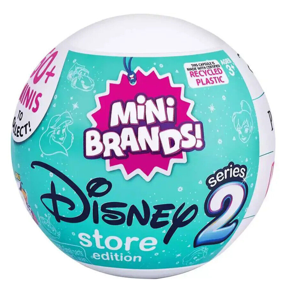 5 Surprise Mini Brands - DISNEY STORE EDITION (SERIES 2) Mystery Capsule