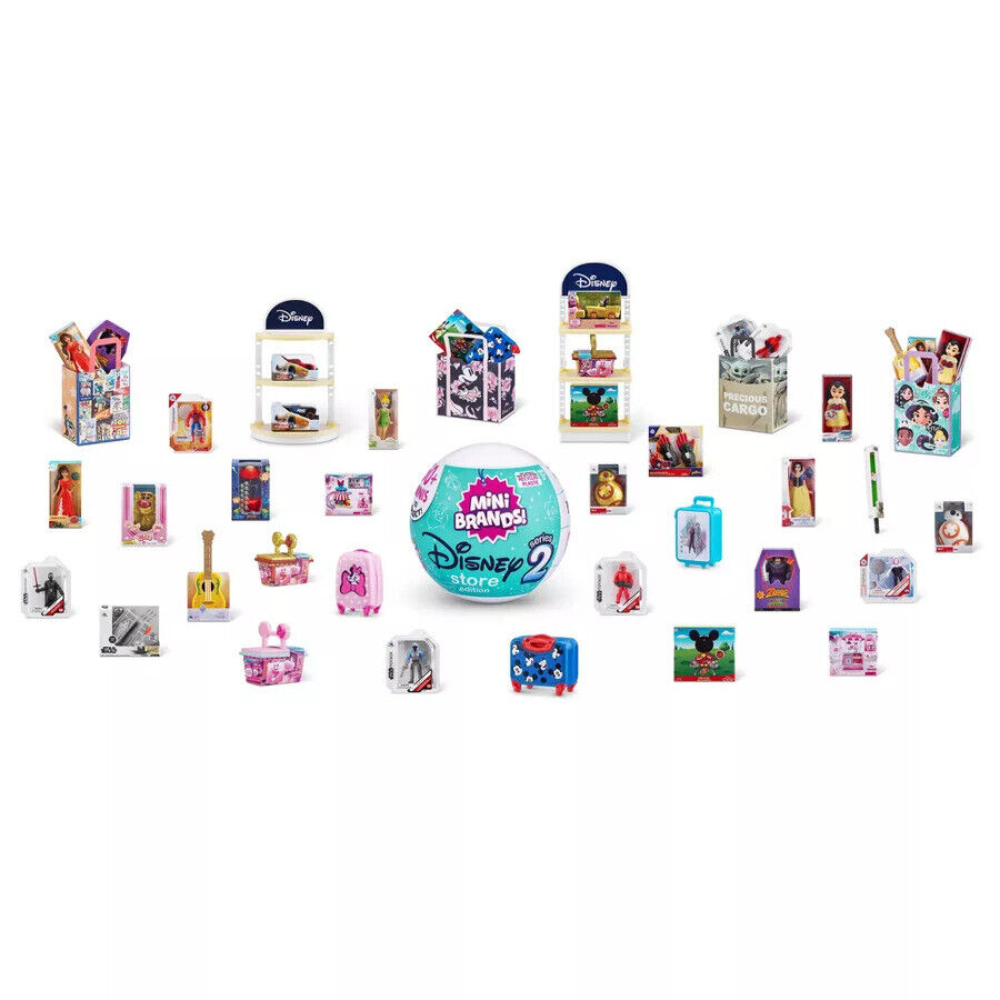 5 Surprise Mini Brands - DISNEY STORE EDITION (SERIES 2) Mystery Capsule