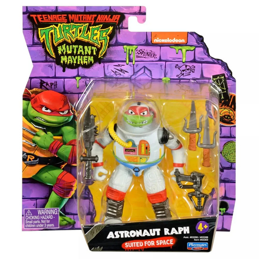 nickelodeon Teenage Mutant Ninja Turtles Mutant Mayhem - ASTRONAUT RAPH 4.5" Action Figure