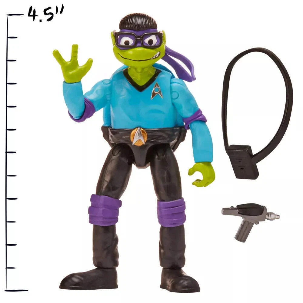 nickelodeon Teenage Mutant Ninja Turtles Mutant Mayhem - DONNIE AS SPOCK 4.5" Action Figure
