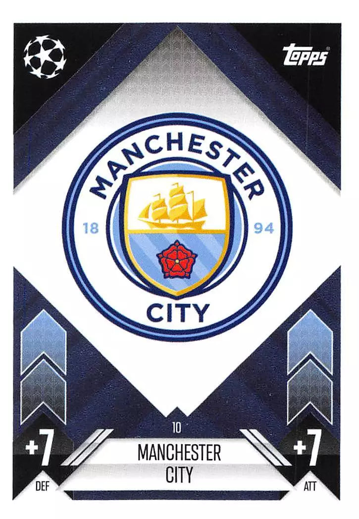 Topps 2024-25 Match Attax UEFA - Single MANCHESTER CITY Cards (#10 - #27)