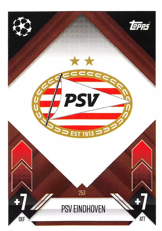 Topps 2024-25 Match Attax UEFA - Single PSV EINDHOVEN Cards (#253 - #261)