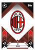 Topps 2024-25 Match Attax UEFA - Single AC MILAN Cards (#307 - #315)