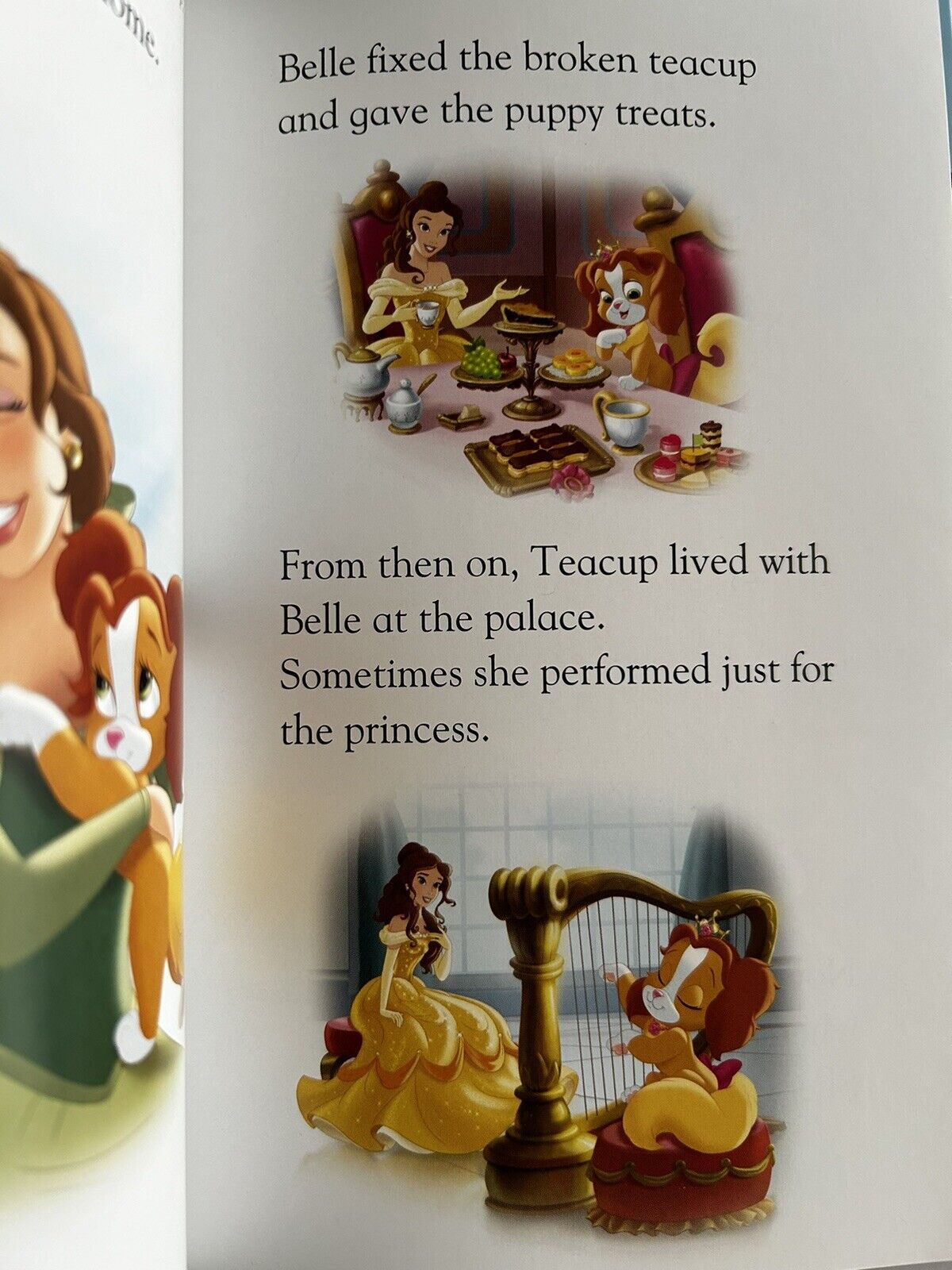 Disney Princess Books - PALACE PETS: TEACUP SHARES THE STAGE Adventures in Reading (Level 2)