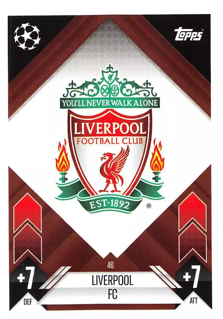 Topps 2024-25 Match Attax UEFA - Single LIVERPOOL Cards (#46 - #63)