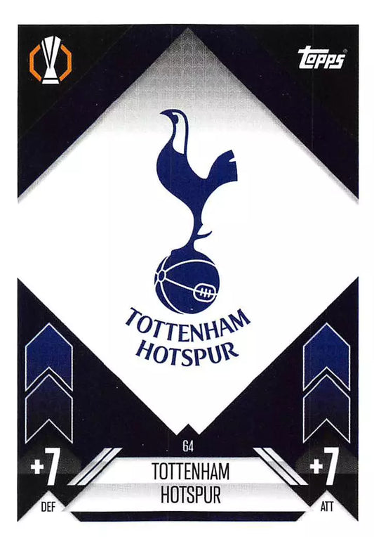 Topps 2024-25 Match Attax UEFA - Single TOTTENHAM HOTSPUR Cards (#64 - #81)