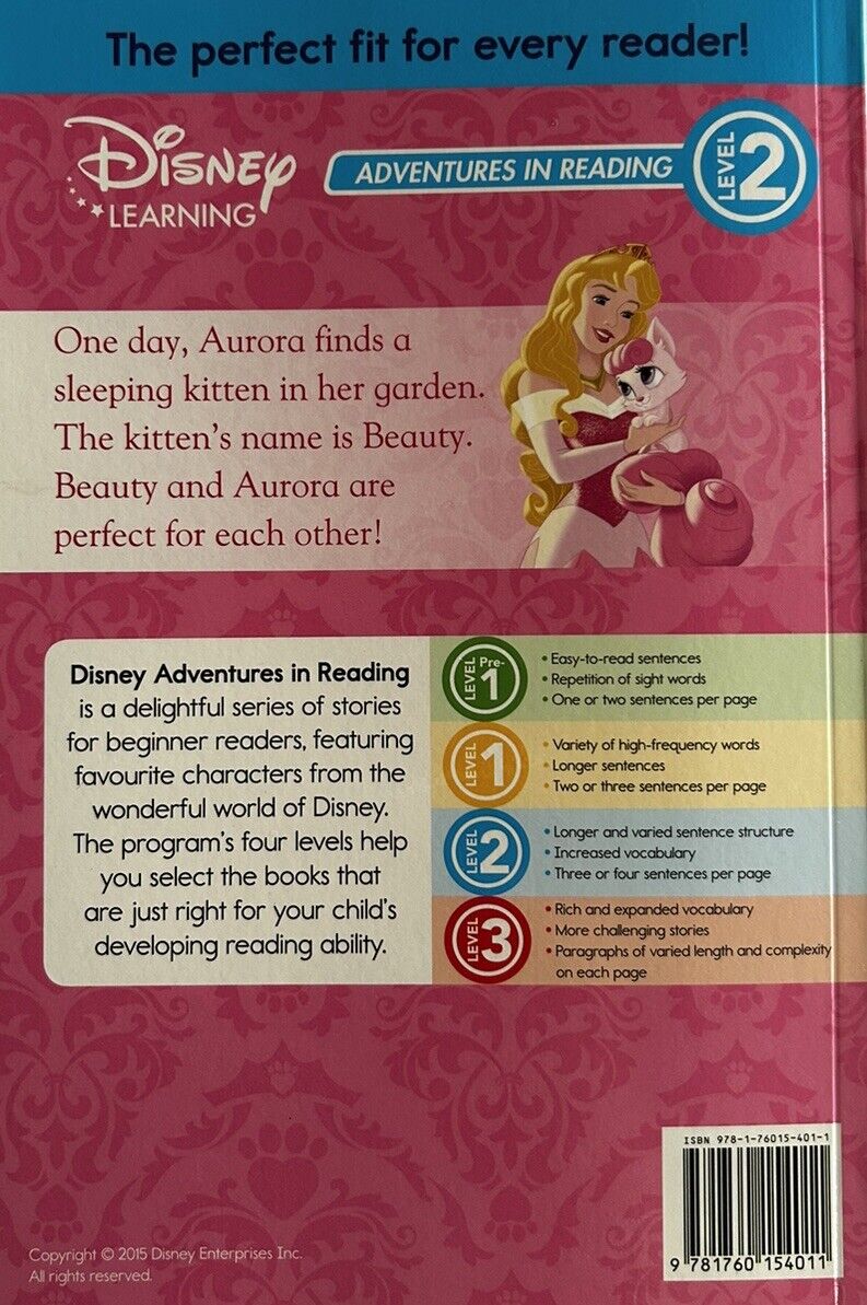 Disney Princess Books - PALACE PETS: MEET BEAUTY THE SLEEEPY KITTEN Adventures in Reading (Level 2)