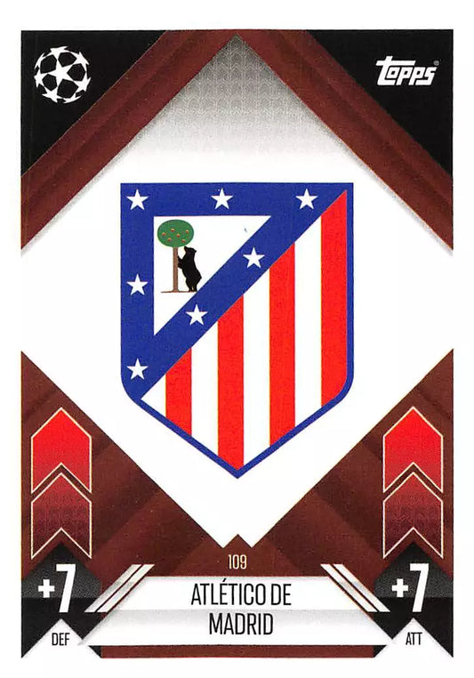 Topps 2024-25 Match Attax UEFA - Single ATLETICO DE MADRID Cards (#109 - #117)