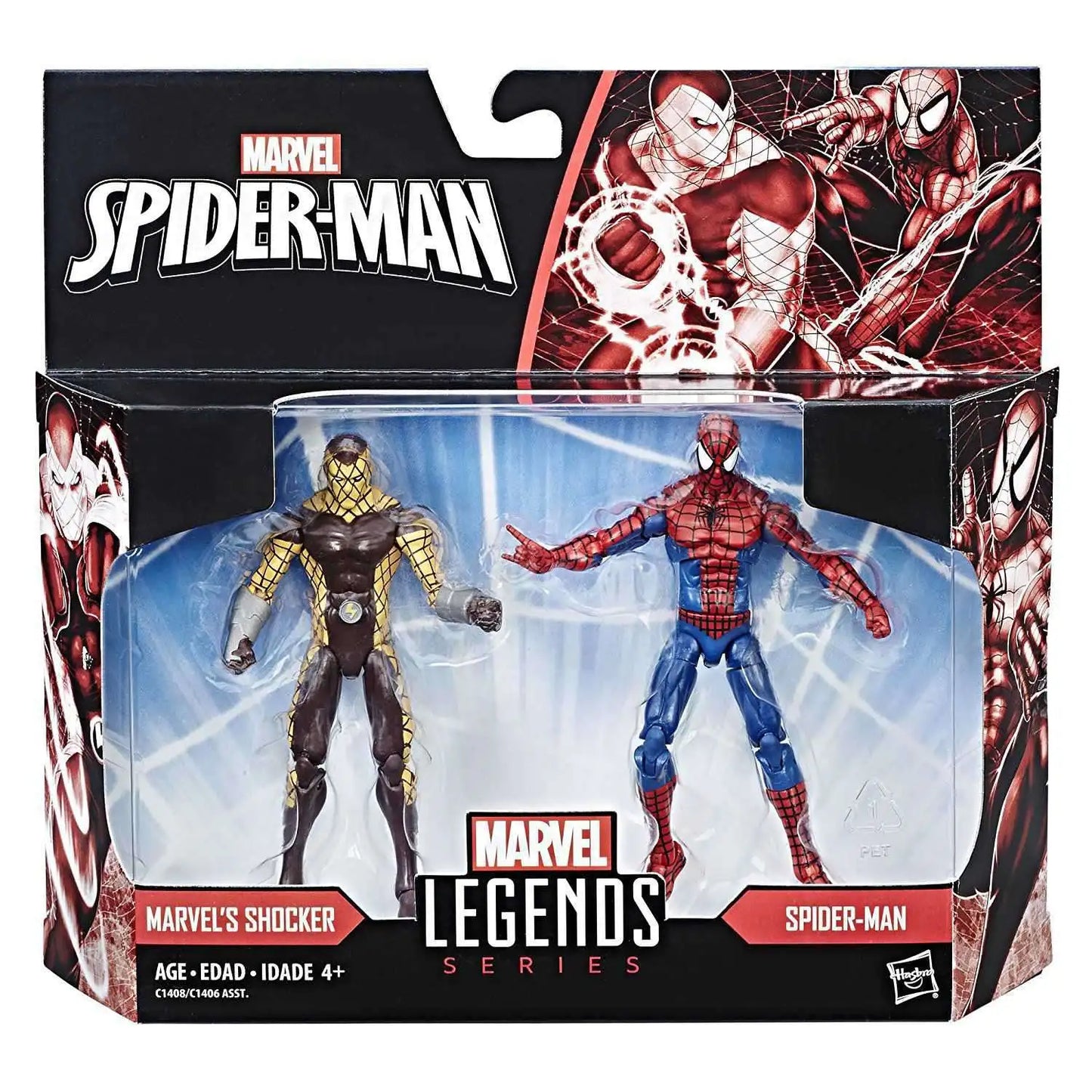 Hasbro 3.75" Action Figure - Marvel Legends Shocker & Spider-Man 2-Pack