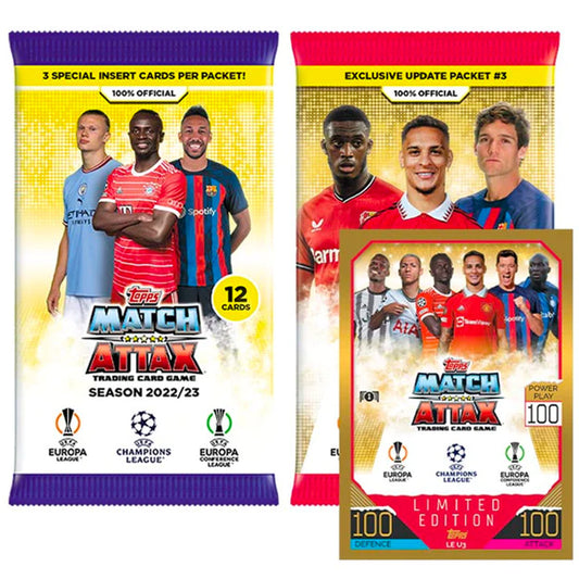 Topps 2022-23 Match Attax Update UEFA - Update Multipack 3