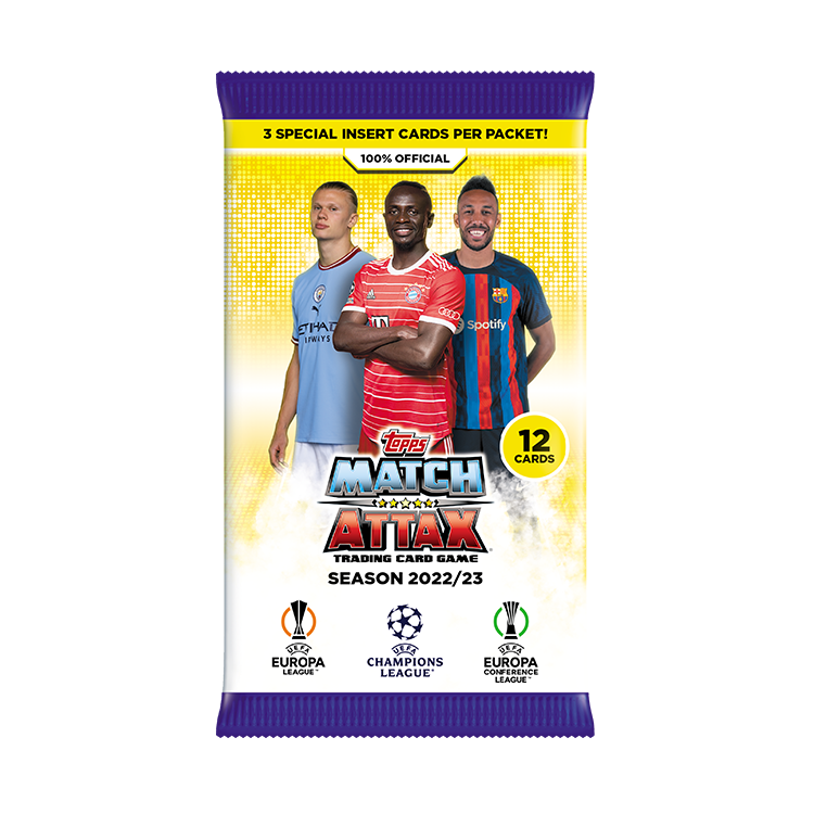 Topps 2022-23 Match Attax UEFA - Trading Card Packets