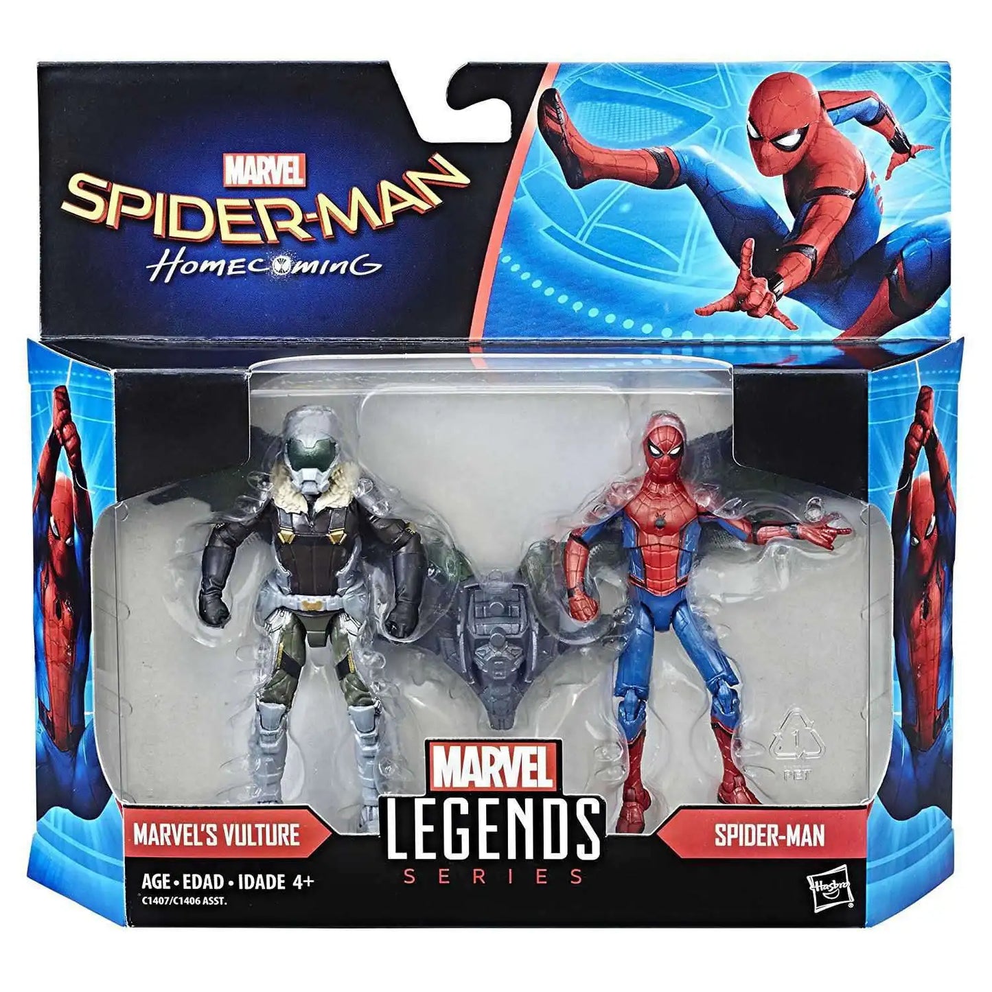 Hasbro 3.75" Action Figures - Marvel Legends Vulture & Spider-Man 2-Pack (Spider-Man: Homecoming)