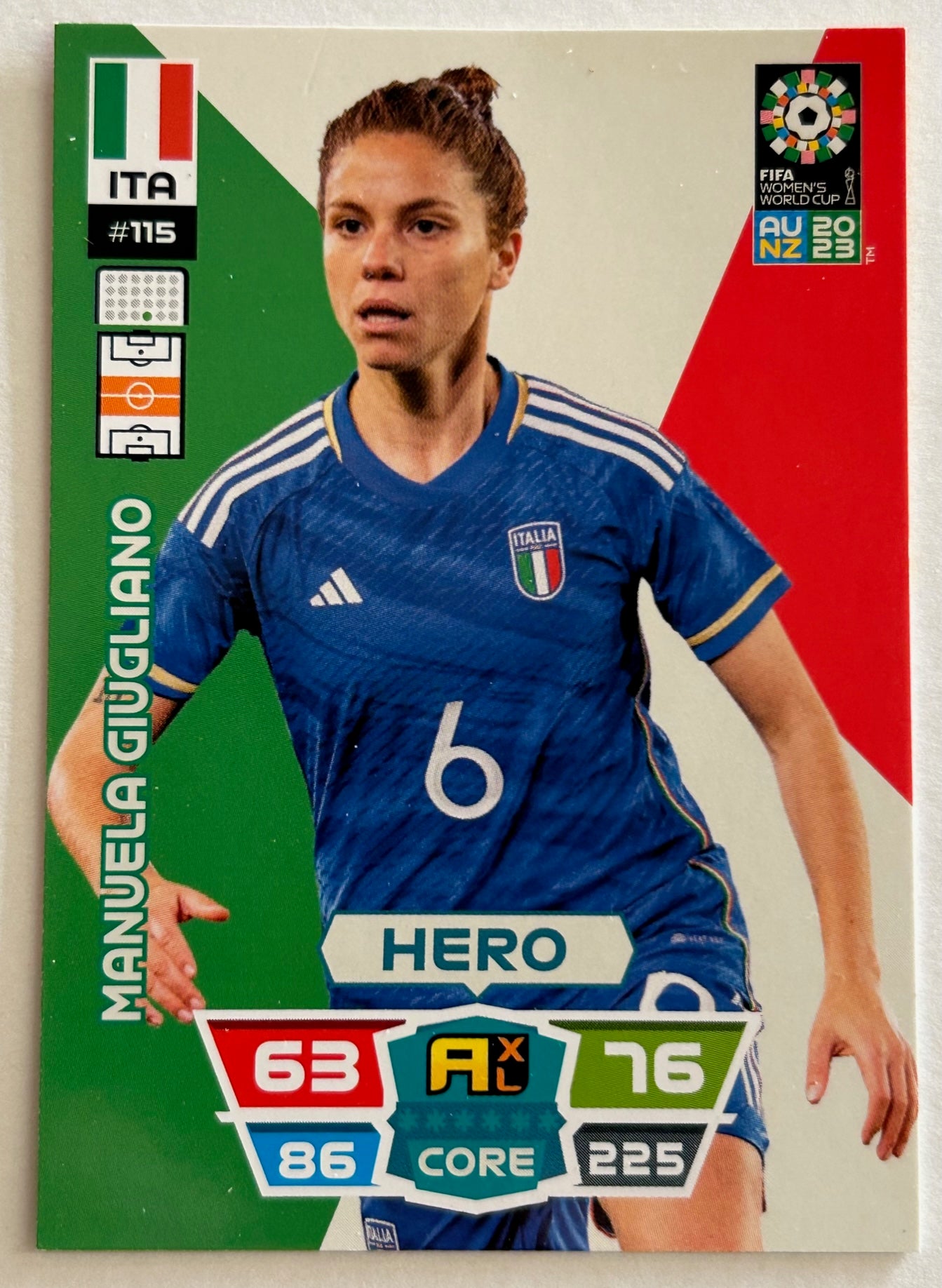 Panini Adrenalyn XL FIFA Women's World Cup 2023 - Single ITALY Cards (#112 - #117)