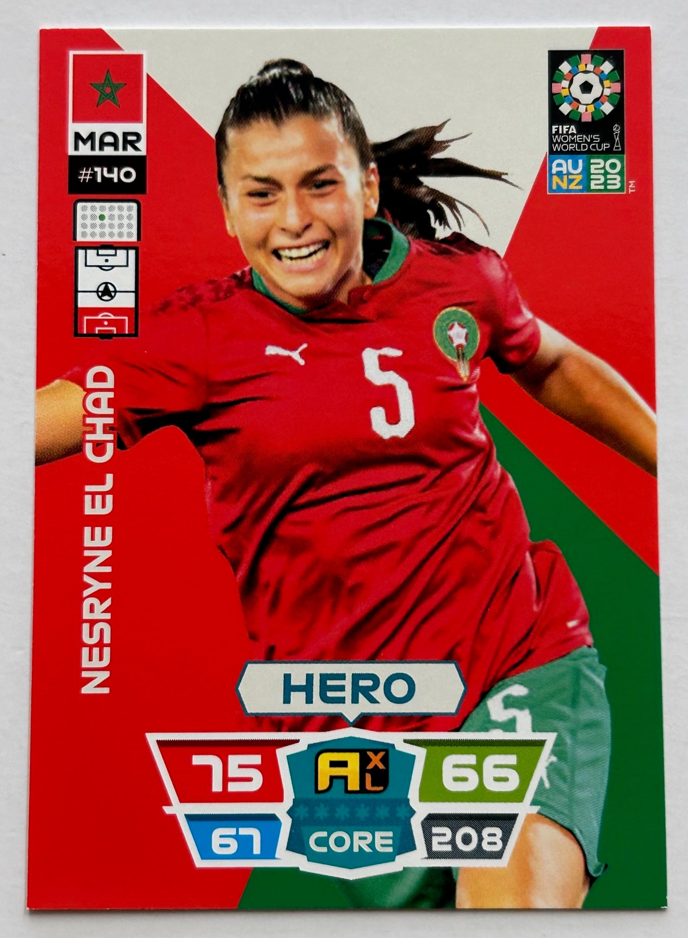 Panini Adrenalyn XL FIFA Women's World Cup 2023 - Single MOROCCO Cards (#139 - #144)