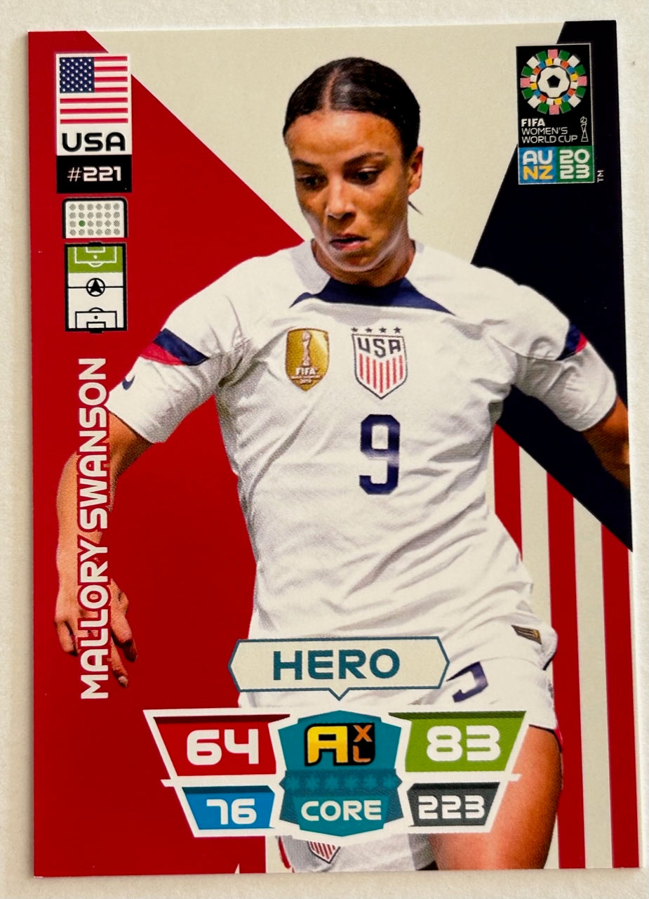 Panini Adrenalyn XL FIFA Women's World Cup 2023 - Single USA Cards (#214 - #222)
