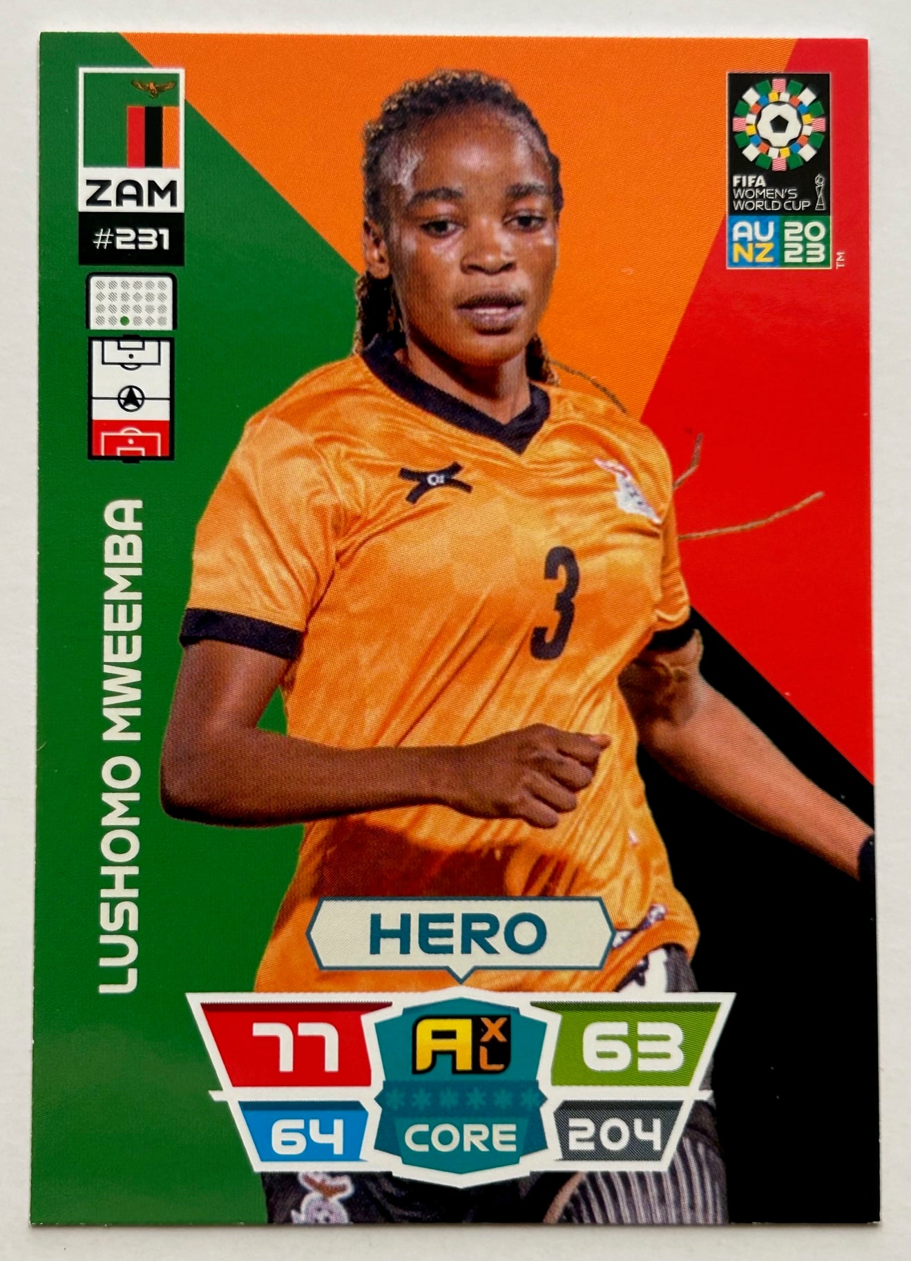 Panini Adrenalyn XL FIFA Women's World Cup 2023 - Single ZAMBIA Cards (#229 - #234)