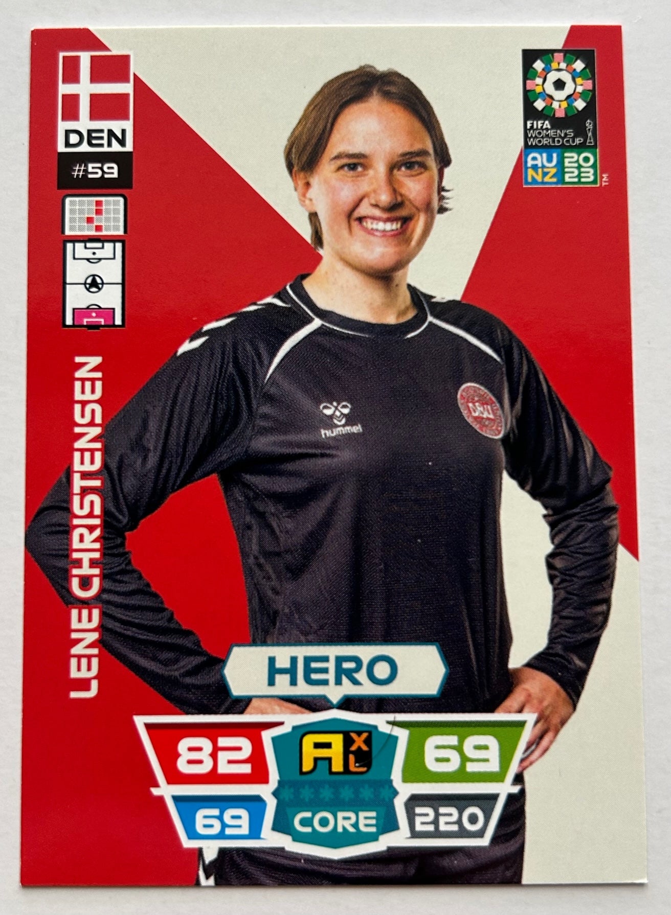 Panini Adrenalyn XL FIFA Women's World Cup 2023 - Single DENMARK Cards (#58 - #63)